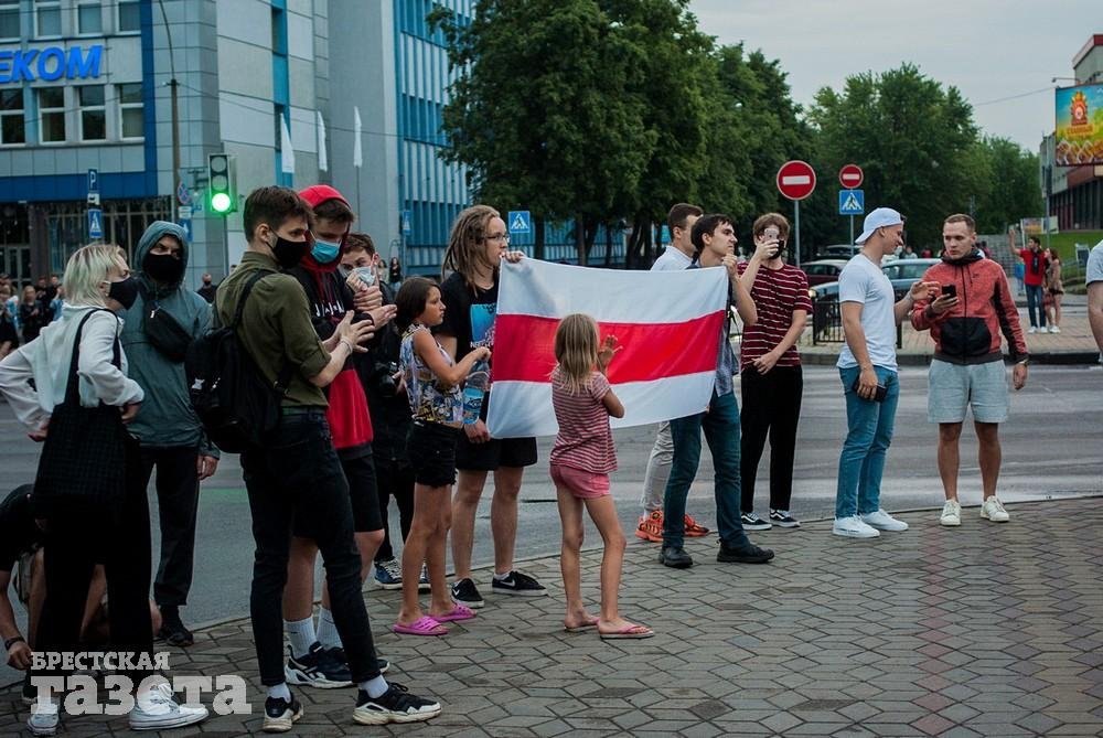 Акция солидарности в Бресте. Фото: . Брестская газета
