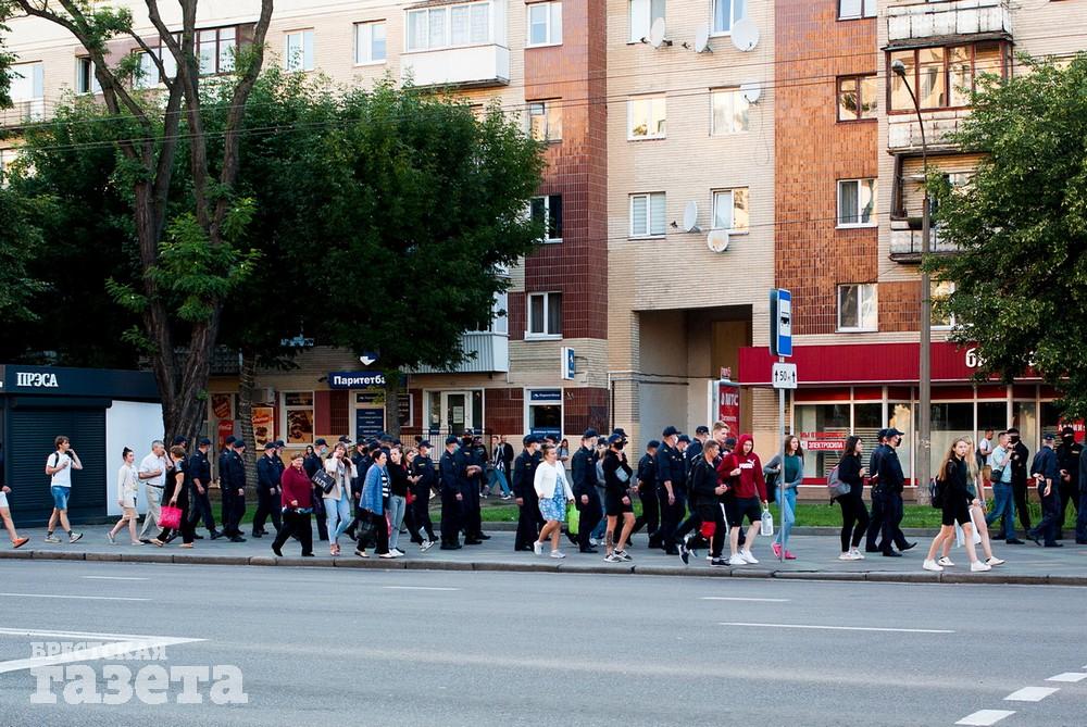 Акция протеста в Бресте 14 июля. Фото: , "Брестская газета"