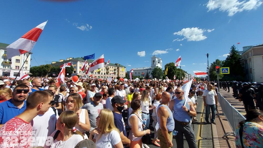 Митинг в Бресте 16 августа