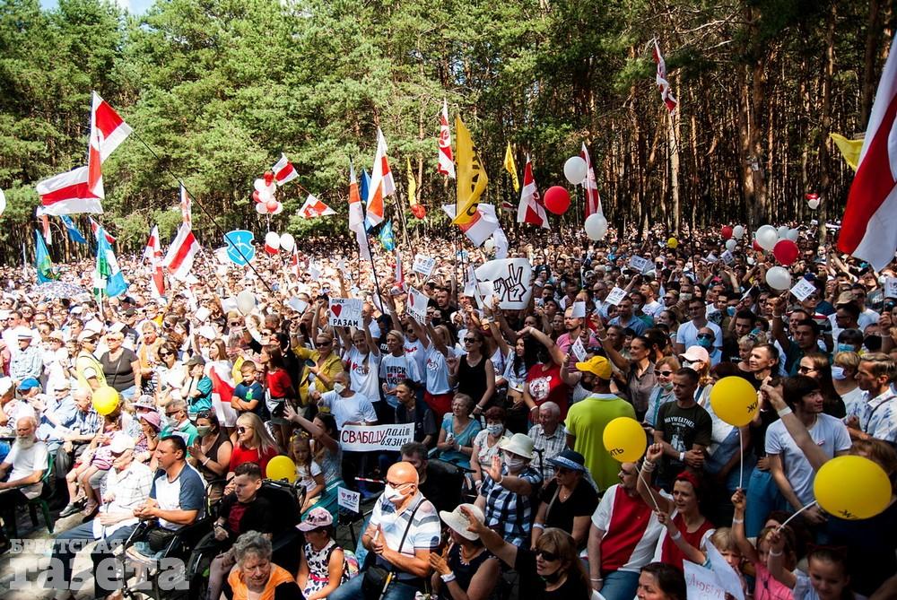 Митинг Светланы Тихановской в Бресте, 2 августа 2020 года