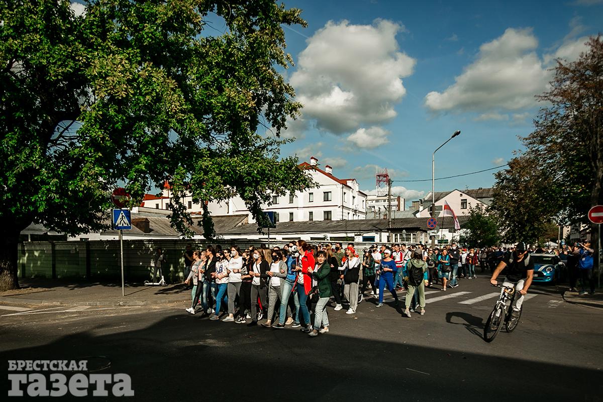 Марш справедливости в Бресте 20 сентября. Фото: , "Брестская газета"