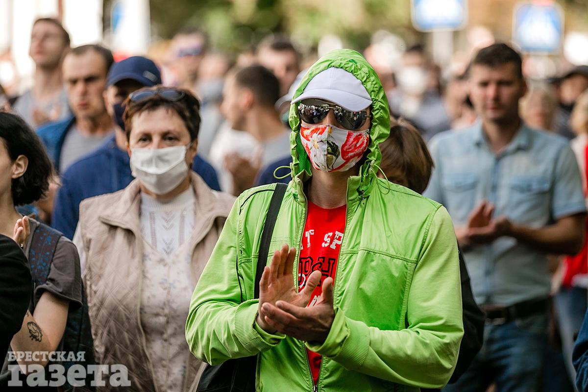 Марш справедливости в Бресте 20 сентября. Фото: , "Брестская газета"