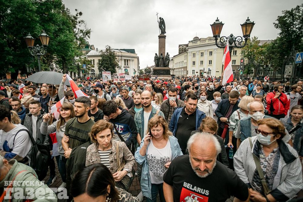 Мирная акция протеста в Бресте 6.09.2020