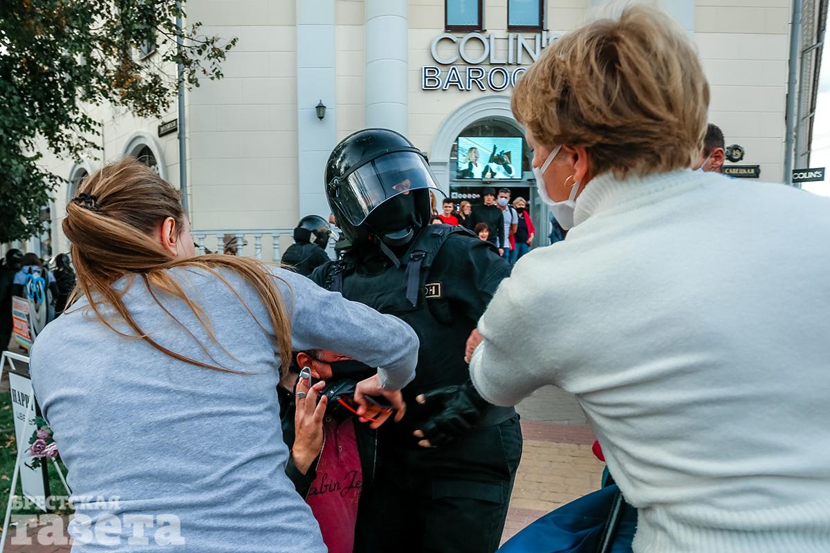 Марш справедливости в Бресте 20 сентября. Фото: , "Брестская газета"