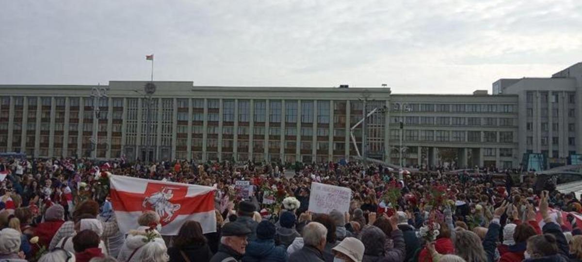 Протестующие, Минск, забастовка, Брестская газета