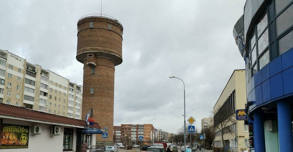 Водонапорная башня на Мицкевича в Бресте. Фото: BGmedia.