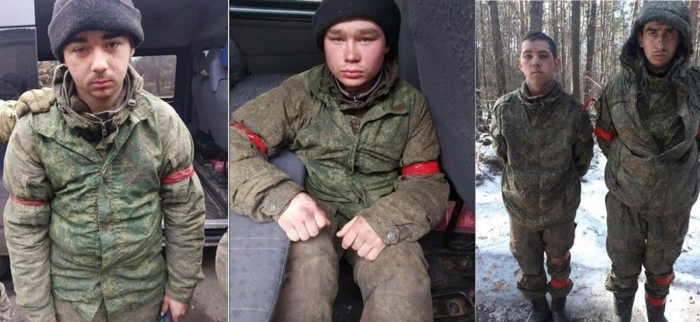 Это не беженцы, не погорельцы, это российские солдаты.