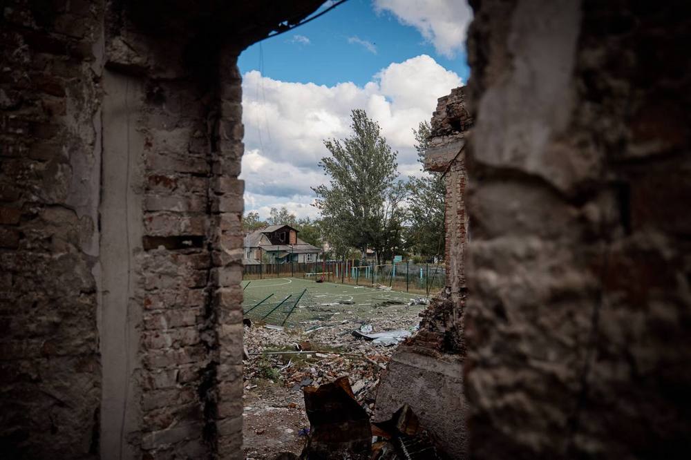 Руины освобожденного украинского города Лиман