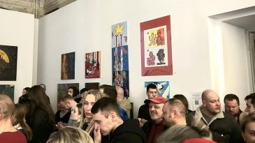 В Варшаве открылась выставка репрессированных беларуских художников «Вітанкі з Беларусі»