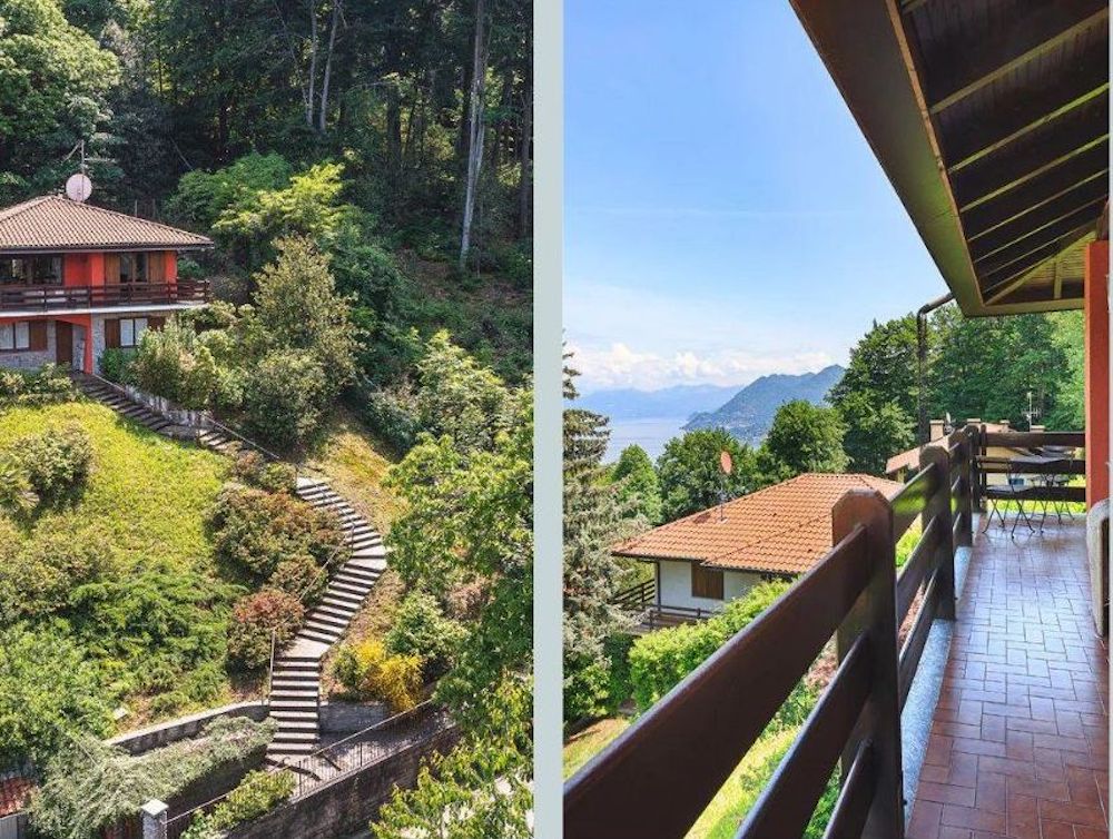 Вилла на холме Стреза в Италии с видом на озеро за $538 000.