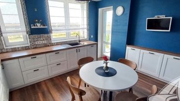 50 оттенков голубого: в Бресте продается стильная квартира за $99 500. Несмотря на холодные стены, она очень уютная