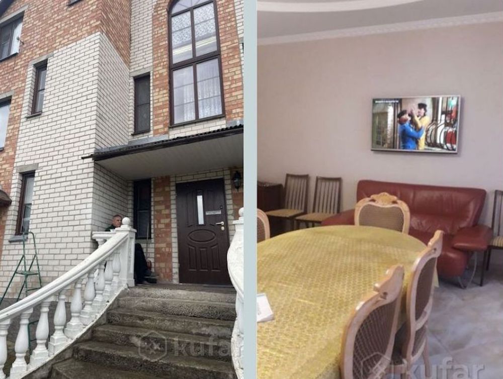 Экстерьер и интерьер дома в аренду на 15 человек на Ковалево. Фото: kufar.by.