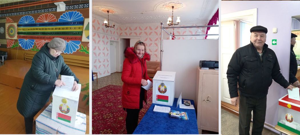 Избиратели Пинского района голосуют досрочно. Фото:pinsknews.by