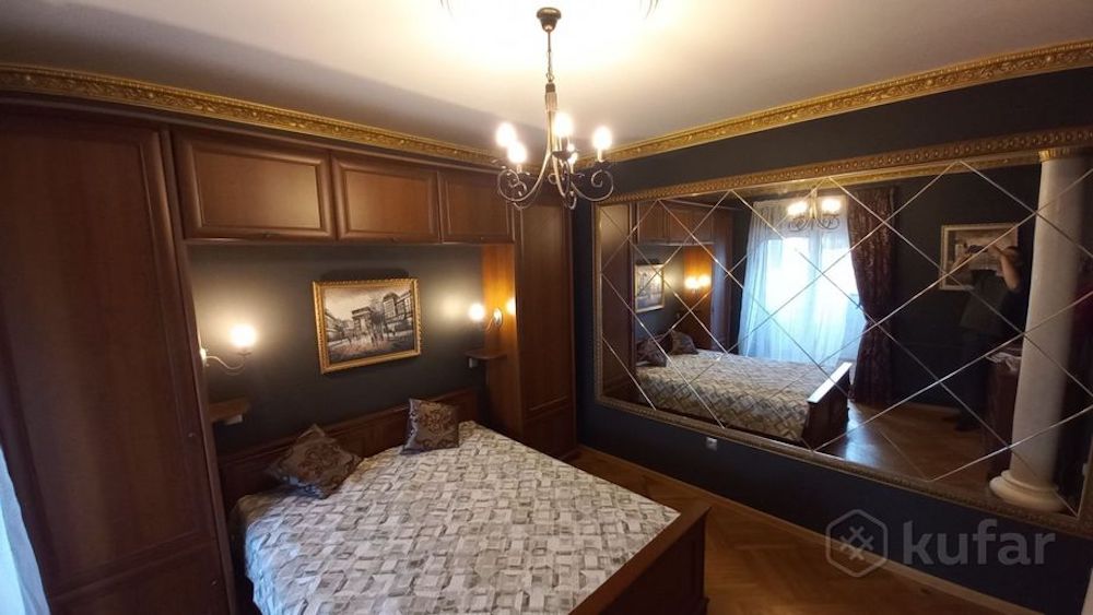 Интерьер спальни в трехкомнатной квартире на Воровского в Бресте. Фото: kufar.by.