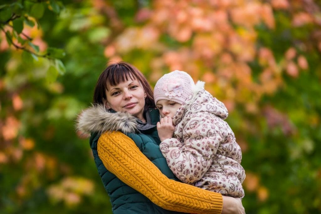 Аня Старовойтова с мамой. Фото: unihelp.by.