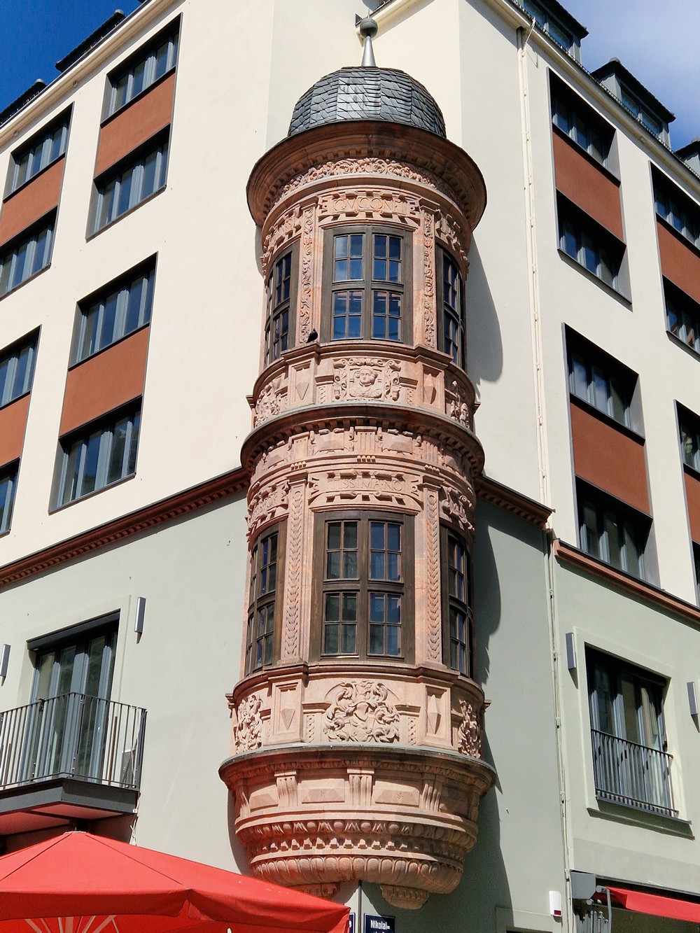 Балкон дома в центре Лейпцига. Фото: BGmedia