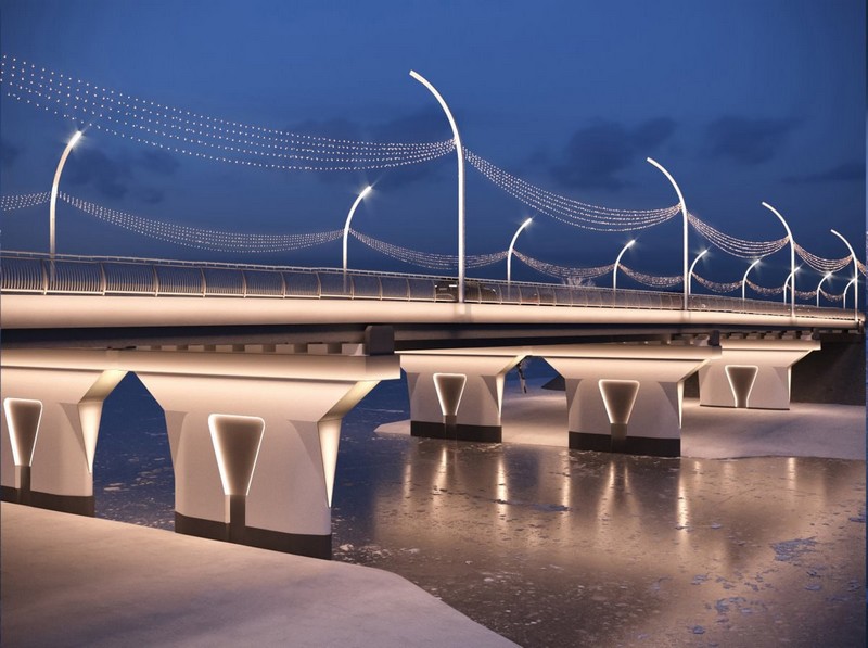 Дизайн проекта моста через Мухавец по бульвару Шевченко в Бресте
