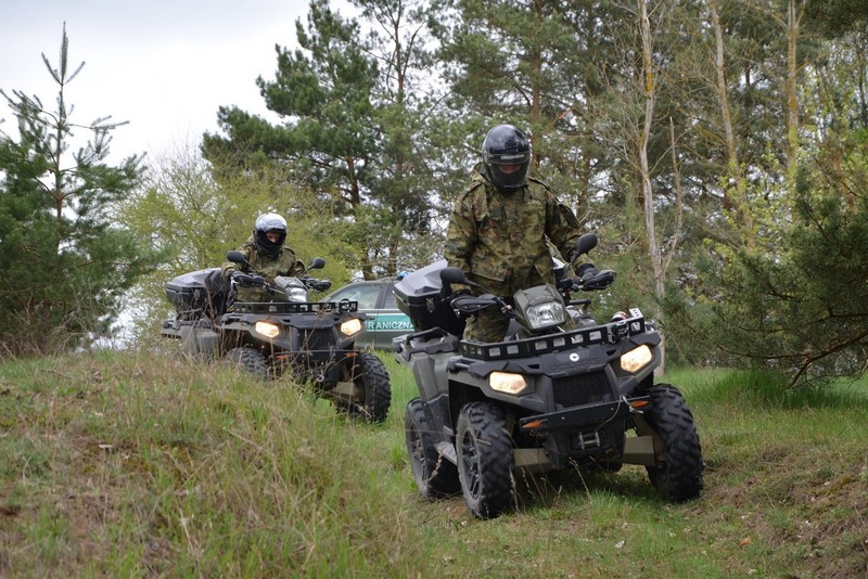Польский патруль на границе с Беларусью. Фото: Пограничная служба Польши