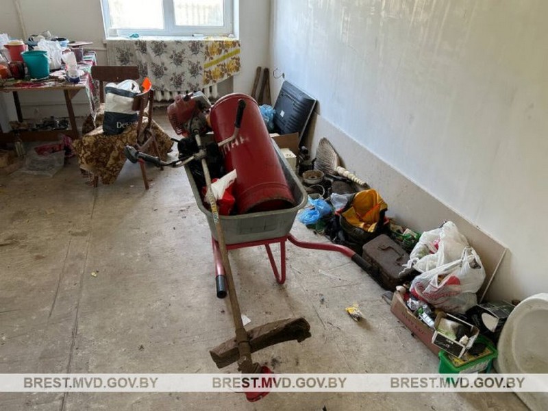 Украденное имущество жителя Барановичей. Фото: УВД Брестского облисполкома
