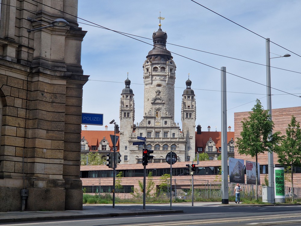 Вид на Новую ратушу в Лейпциге. Фото: BGmedia