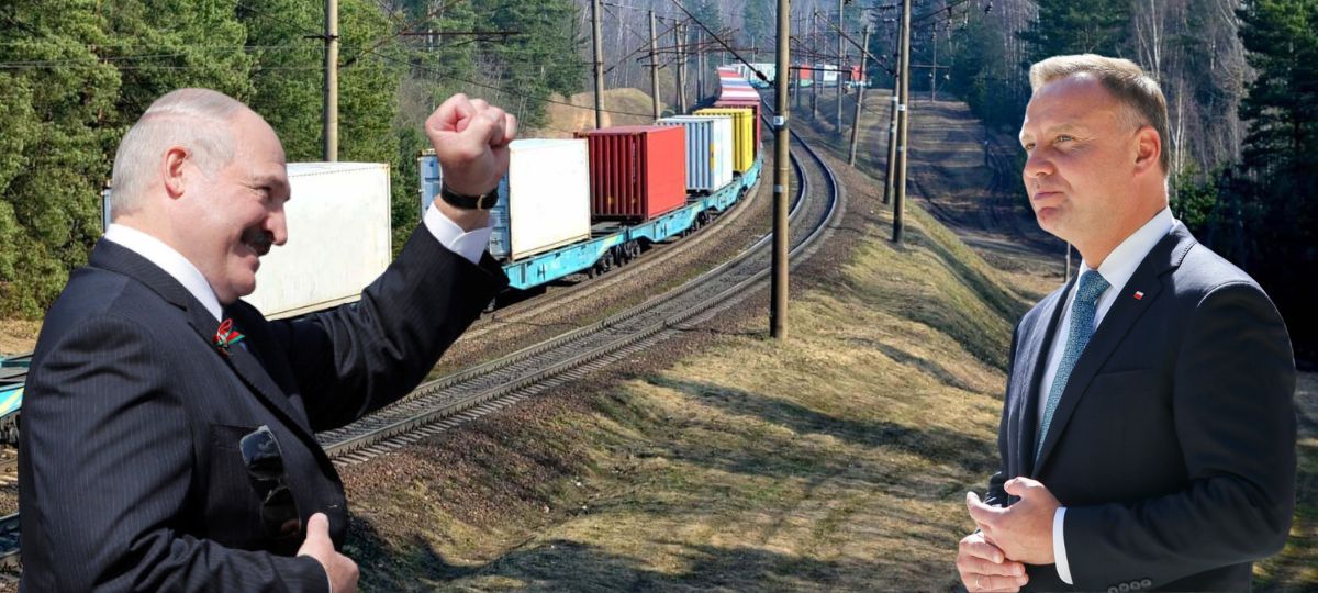 Лукашенко, Дуда и железнодорожный транзит. Коллаж BGmedia