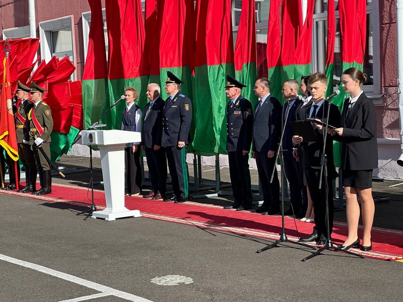 Во время открытия правового класса Юный прокурор