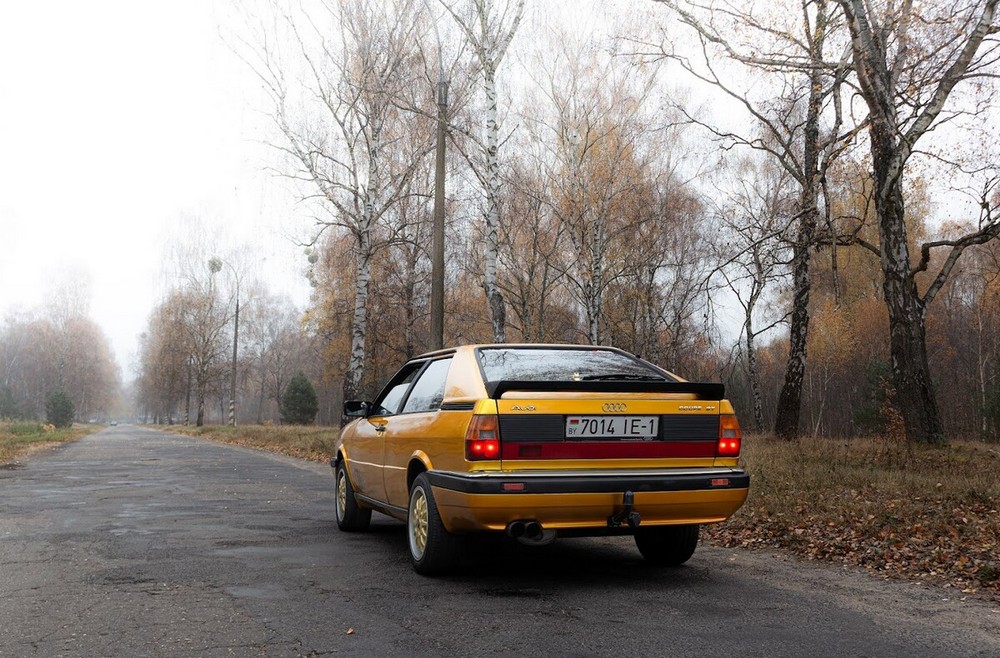 Автомобиль Audi Coupe, которым владеет брестчанин Валентин