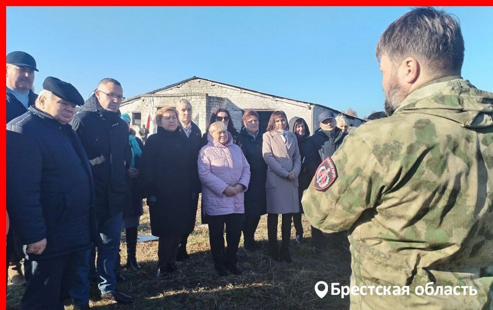 Учебные сборы по подготовке народного ополчения в Пинском районе