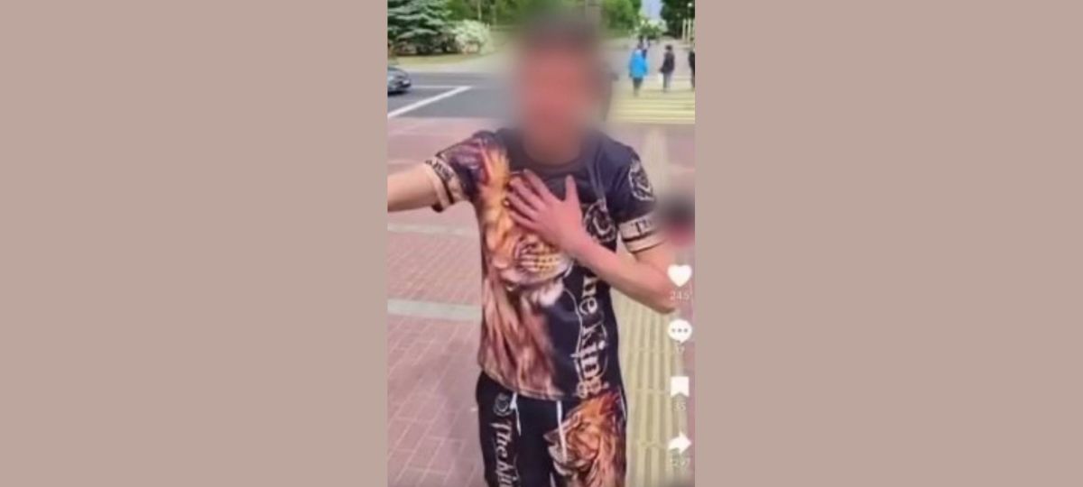 Житель Барановичей, который оскорбил милиционеров на видео