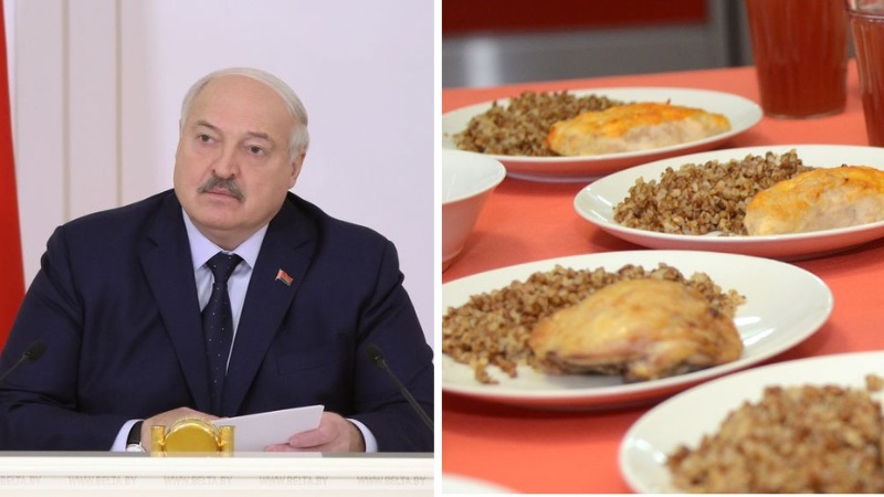 Лукашенко о школьном питании
