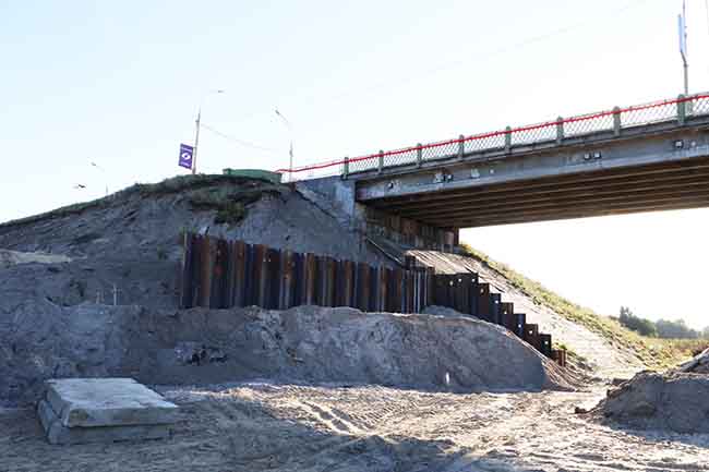 Реконструкция моста через реку Мухавец в Бресте.