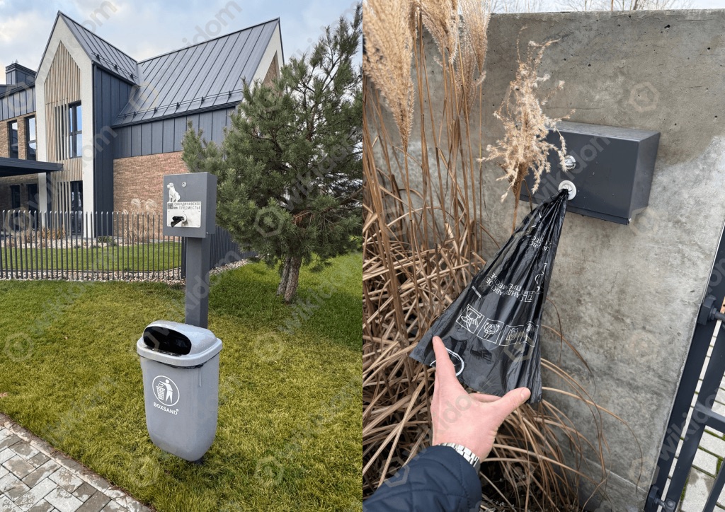 Урны для собак в Скандинавском предместье. 