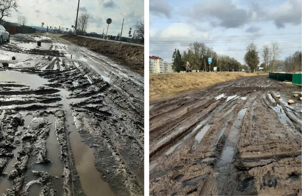 Дорога на Партизанской в Борисове