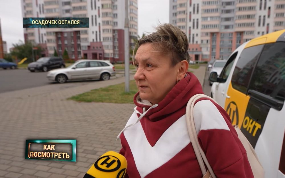 Пинчанка рассказала ОНТ о состоянии воды в Пинске. Скриншот видео