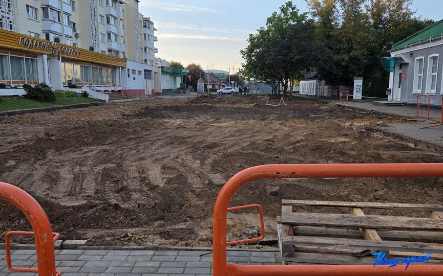 Территория около магазина «Подарки» в в Барановичах4